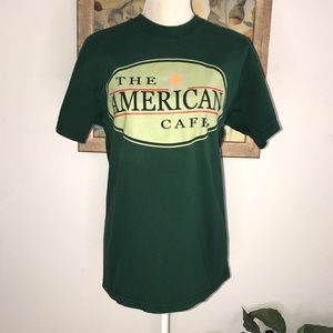The American Cafe Green Tee Adult M 38-40